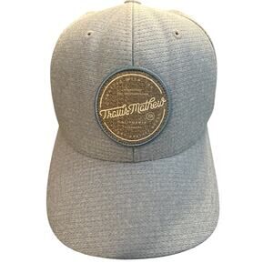 Travis Mathew Hat Mens Blue 110 Flexfit Tech Golf Cap Yupoong Large-Extra Large